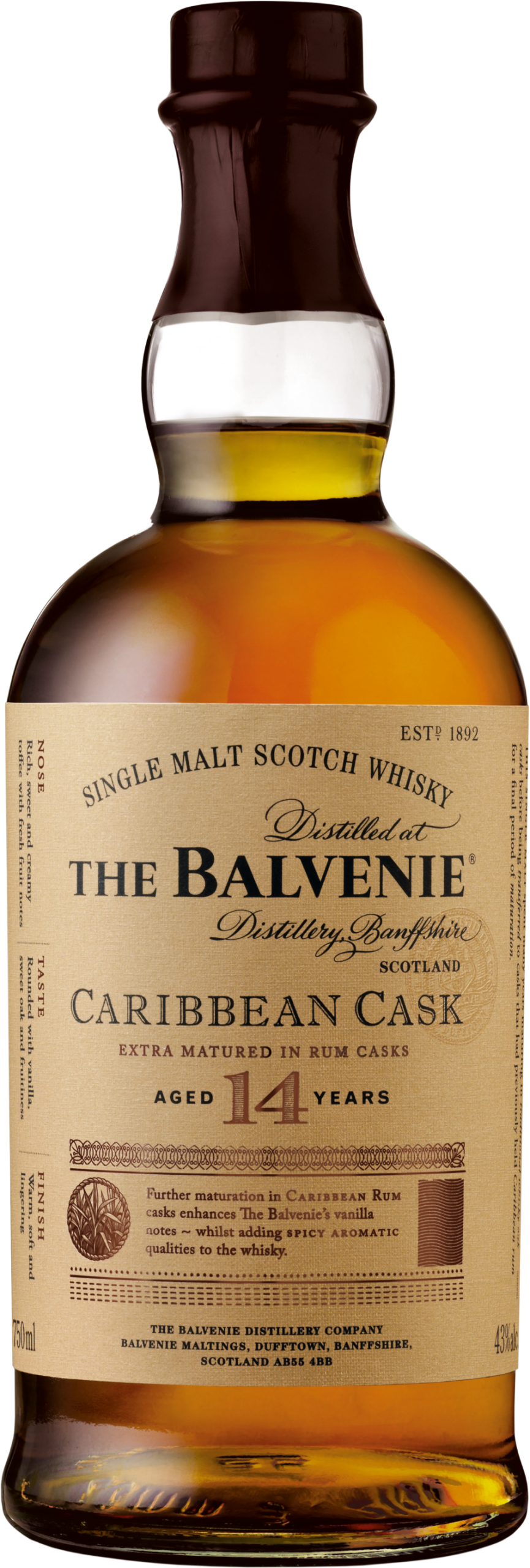 The Balvenie Caribbean Cask 14 Year Old.png