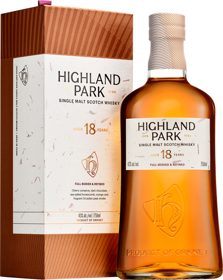 Highland Park 18 Year Old Single Malt Scotch Whisky (700mL)