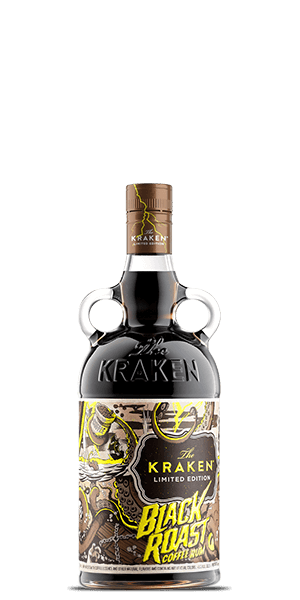 Le café torréfié noir Kraken au rhum noir épicé