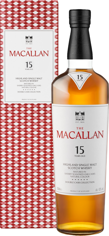 The Macallan Double Cask 15 Year Old Single Malt Scotch Whisky (700mL)