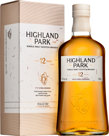 Highland Park 12 Year Old Single Malt Scotch Whisky (700mL)