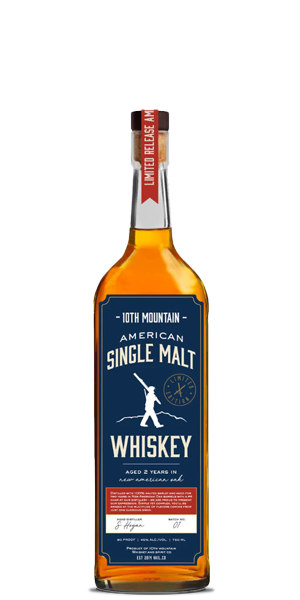 Whisky single malt américain 10th Mountain