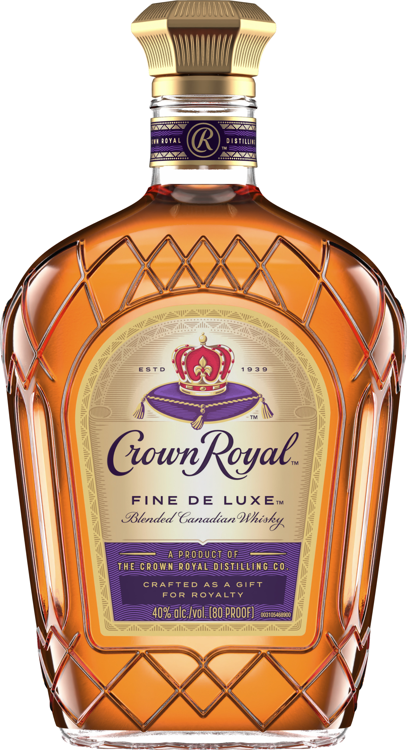 Crown Royal Fine De Luxe Blended Canadian Whisky (1L).png