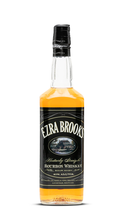 Ezra Brooks Black Label Kentucky Straight Bourbon Whiskey (700mL)