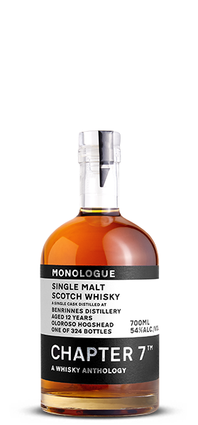 Chapter 7 Monologue 12 Year Old Benrinnes 2009 Oloroso Finish Scotch Whisky