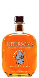 Jefferson's 10 Year Old Straight Rye Whiskey