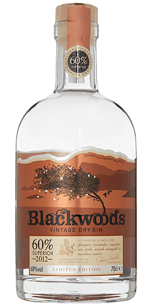 Blackwood's Vintage Dry Gin 60 ABV
