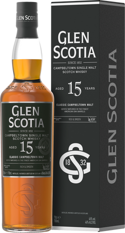 Glen Scotia 15 Year Old Single Malt Scotch Whisky (700mL)