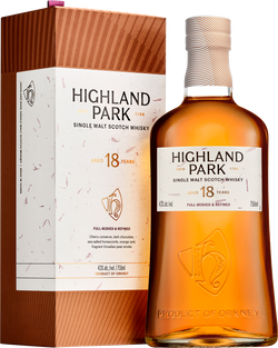 Highland Park 18 Year Old Single Malt Scotch Whisky (700mL)