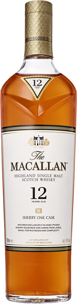 The Macallan 12 Year Old Sherry Oak Single Malt Scotch Whisky