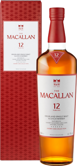 The Macallan 12 Year Old Sherry Oak Single Malt Scotch Whisky The Macallan 12 Year Old Sherry Oak Single Malt Scotch Whisky