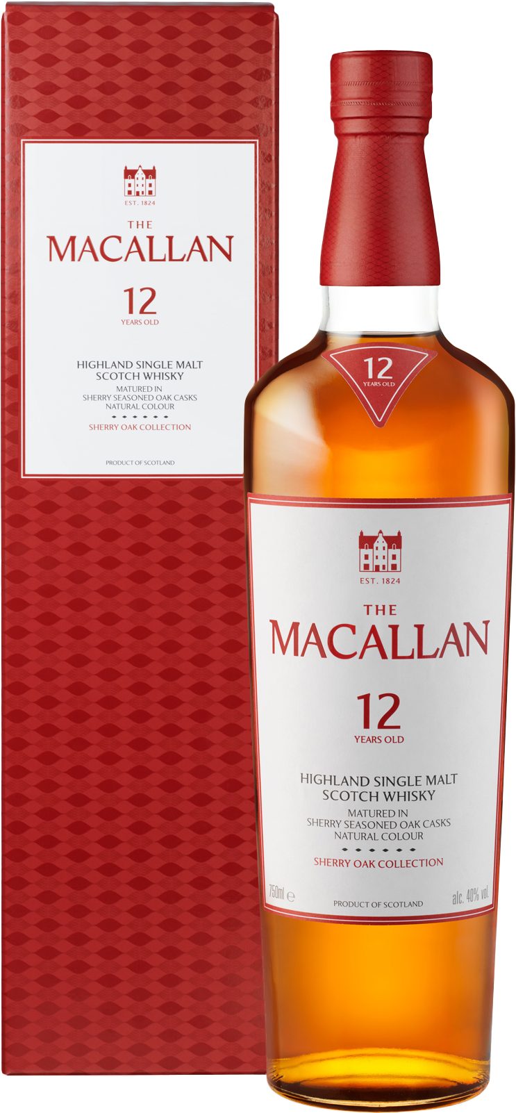 ウイスキー The Macallan 12 Years Old Sherry 700ml The Macallan 12 Years Old Sherry Cask (700ML) | Nomu Asia