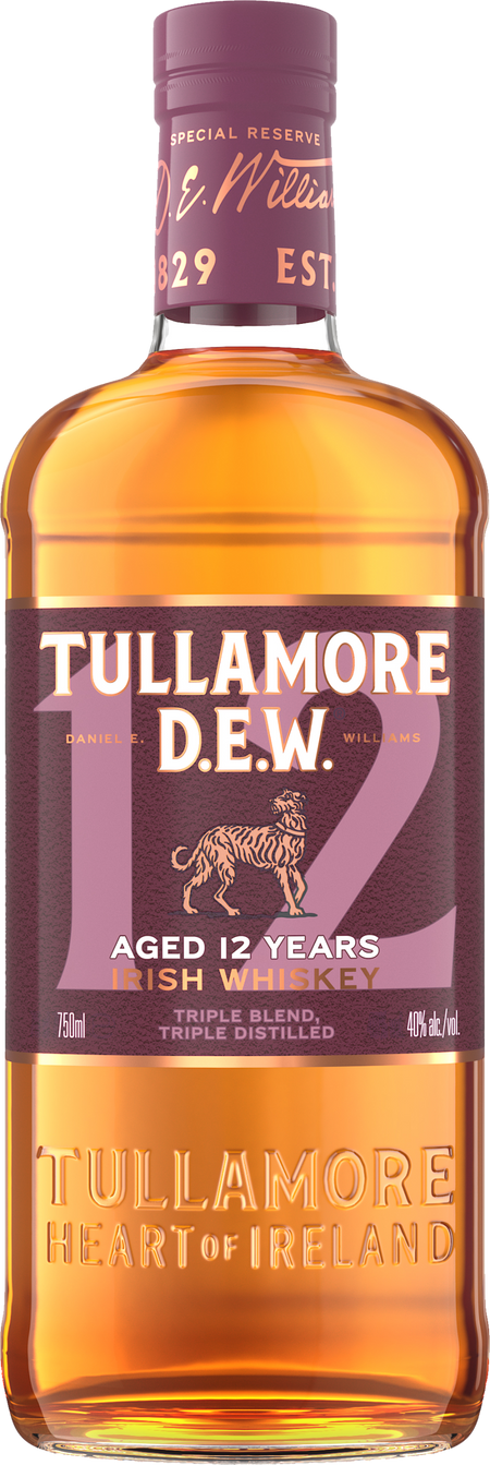 Tullamore Dew 12 Year Old Irish Whiskey