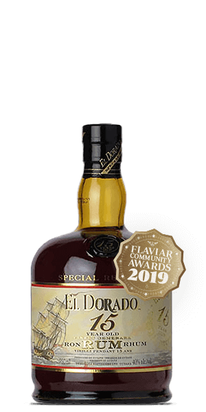 El Dorado 15 Year Old (43%) (700mL) – Flaviar - Main Image