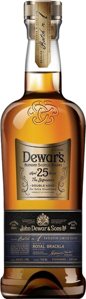 Dewar's The Signature 25 Year Old Blended Scotch Whisky (700mL