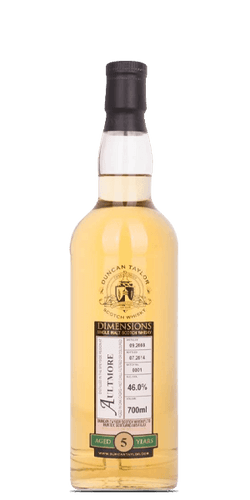 Aultmore 5 Year Old 2008 - Dimensions (Duncan Taylor) (700mL)
