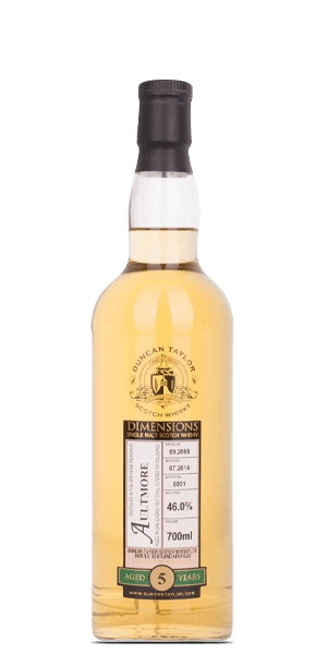 Aultmore 5 Year Old 2008 - Dimensions (Duncan Taylor)