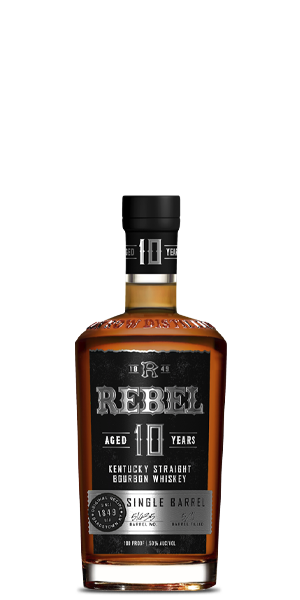 Rebel 10 Year Old Single Barrel Bourbon Whiskey (700mL)