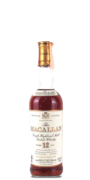 The Macallan 12 Year Old 1980s (Giovinetti Import)