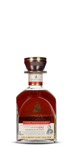 Admiral Rodney HMS Princessa Rare & Mature Saint Lucia Rum (700mL)