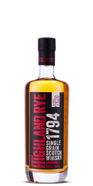 Arbikie 1794 Highland Rye Single Grain Scotch Whisky 2020 Release