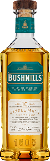 Bushmills 10 Year Old Single Malt Irish Whiskey (700mL)