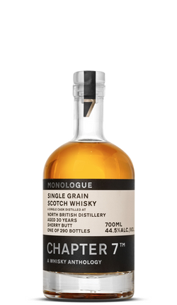 Chapter 7 Monologue 30 Year Old North British Scotch Whisky