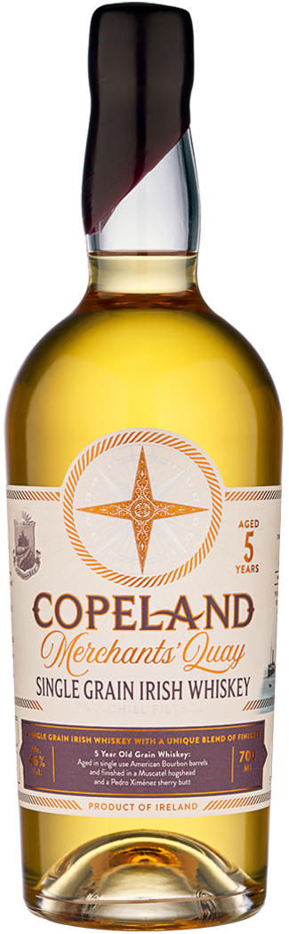 Copeland Merchant's Quay 5 Year Old Single Grain Irish Whiskey (700mL)