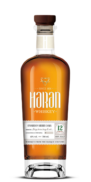 Haran 12 Year Old Sherry Casks Spanish Whisky (700mL)
