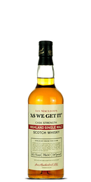 Ian MacLeod's "As We Get It" Cask Strength Islay Single Malt Scotch Whisky