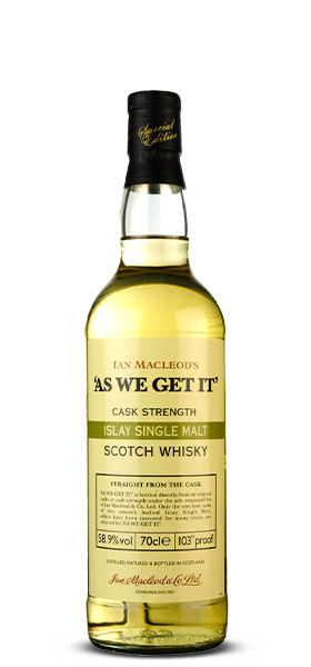 Ian MacLeod's As We Get It Islay Single Malt Scotch Whisky
