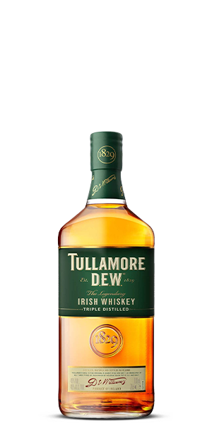 Tullamore D.E.W. The Legendary Triple Distilled Irish Whiskey