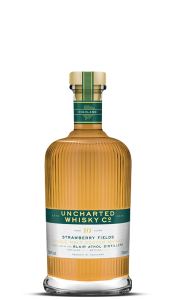 Uncharted Whisky Co. 10 Year Old Blair Athol Strawberry Fields Single Malt Scotch Whisky