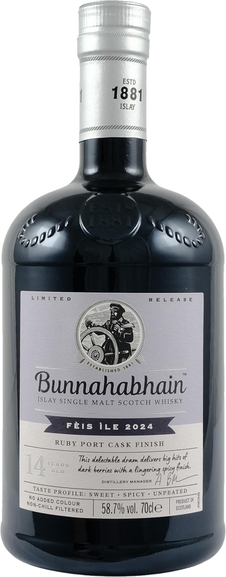 Bunnahabhain 14 YO Ruby Port Cask Matured
