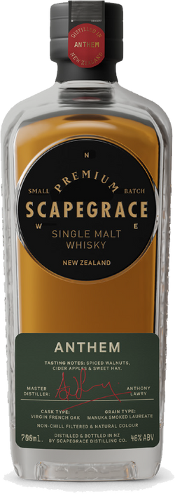 Scapegrace Anthem New Zealand Single Malt Whisky