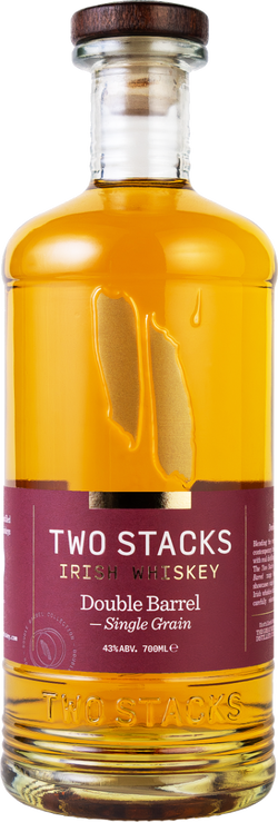 Two Stacks Double Barrel Single Grain Irish Whiskey (700mL)