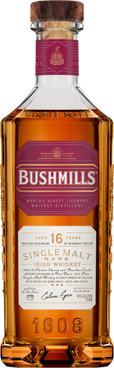 Bushmills 16 Year Old Single Malt Irish Whiskey